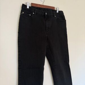 Lauren Jeans Co. Black Straight Leg Jeans Women’s Size 12